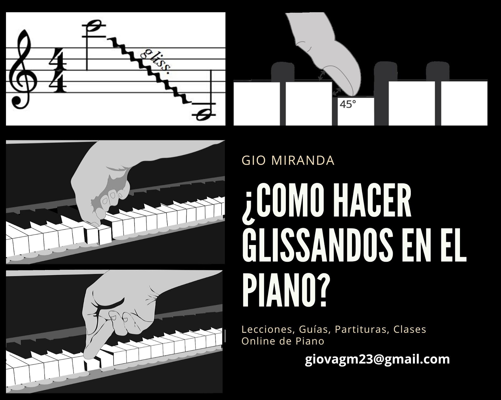 Hacer Glissandos en el Piano? Gio Miranda