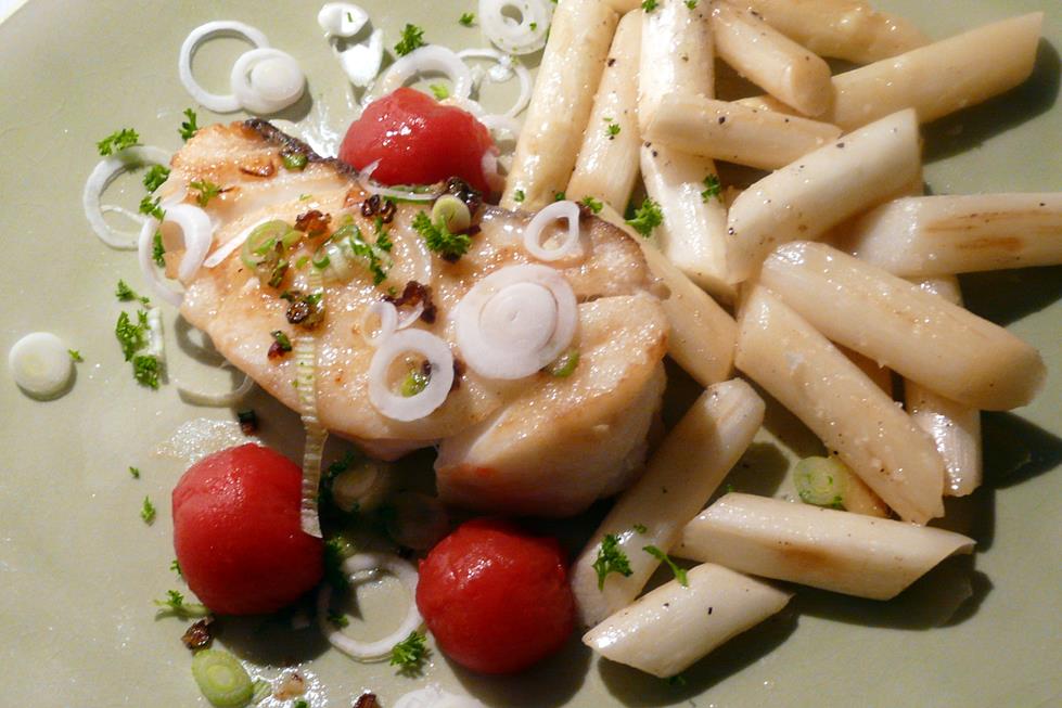 Kulinarische Welten zu Fisch- und Meeresfrucht: Kabeljauloin an ...