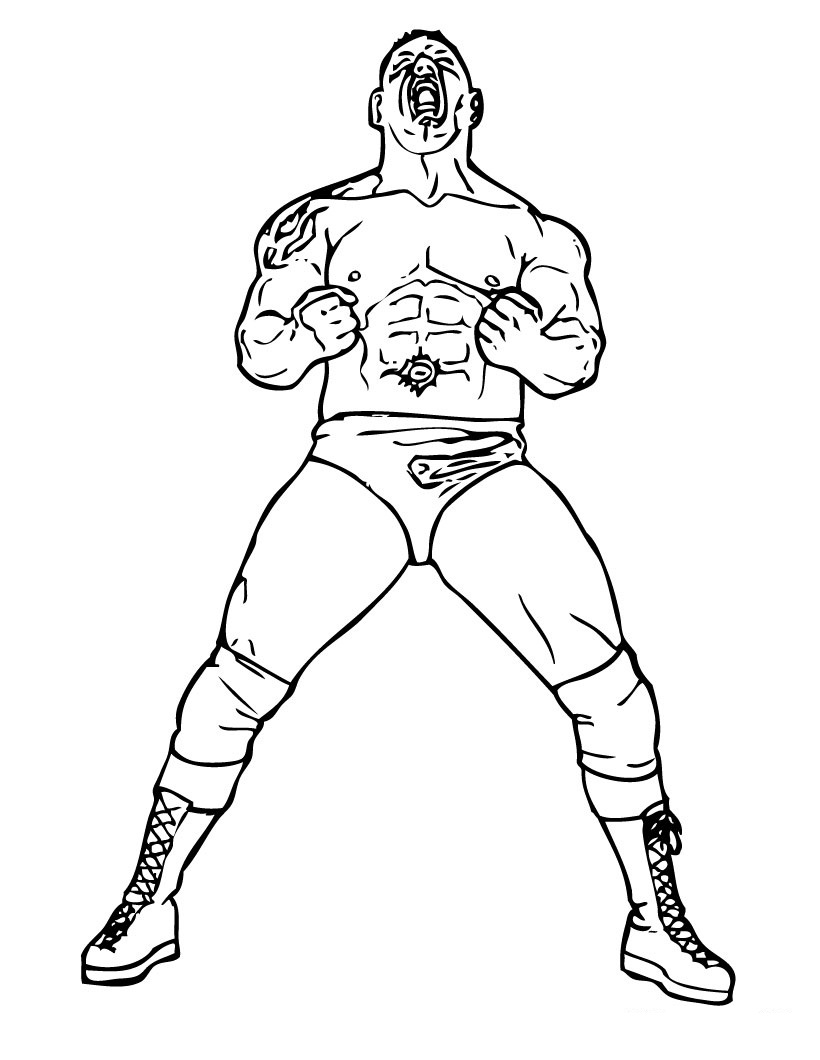 Rey Mysterio Coloring Pages ~ Coloring Pages