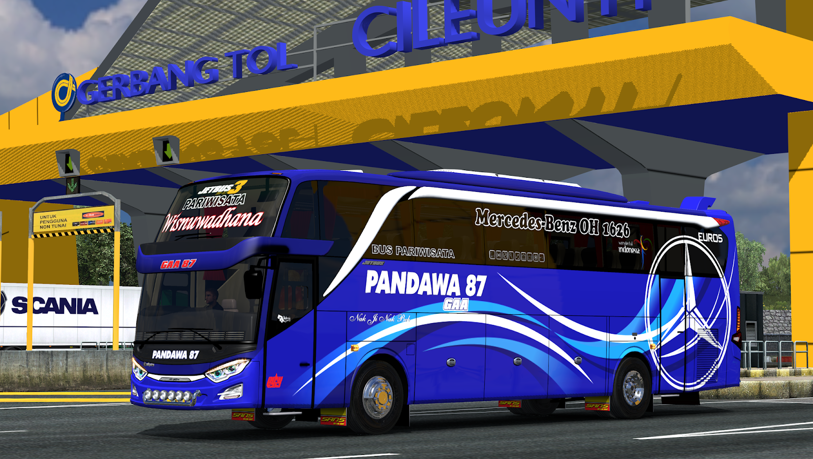 Wallpaper Bus Indonesia Part 1 Mod Ets2 Indonesia