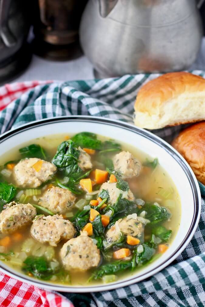 Delicious Italian Wedding Soup - Return to the Kitchen - Soup