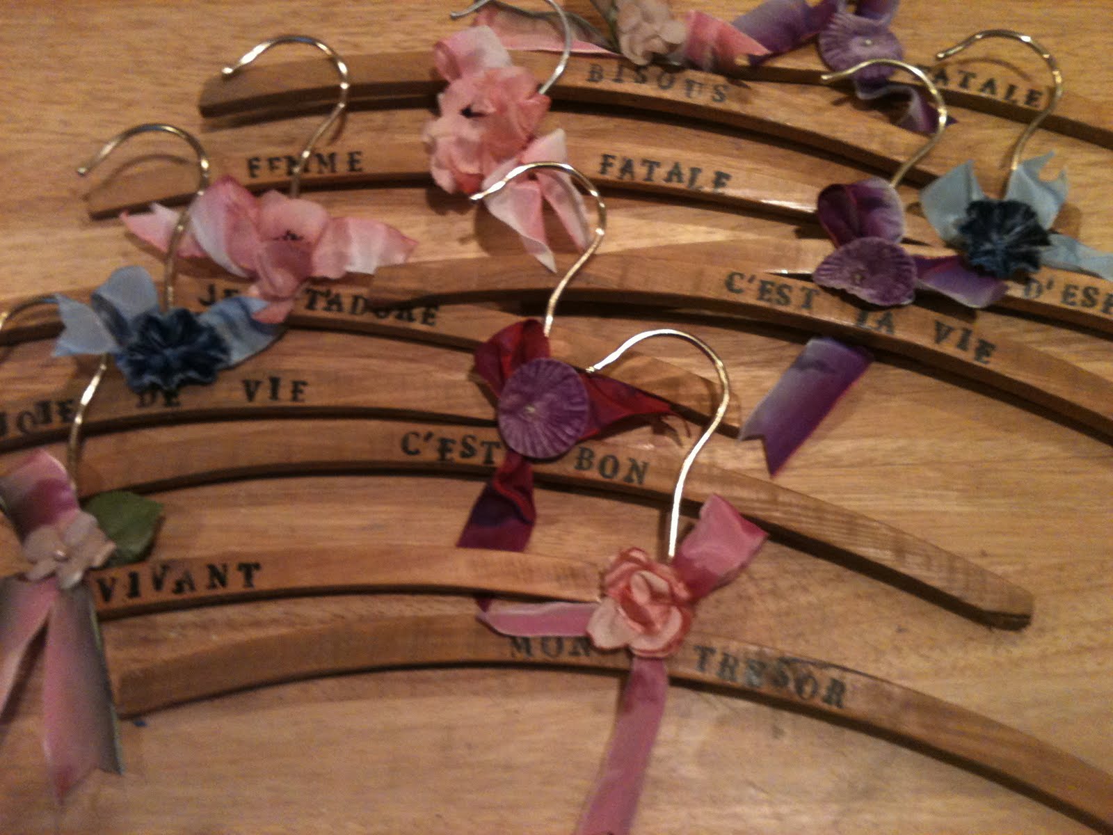 Over the Top Decorative Wooden Clothes Hangers