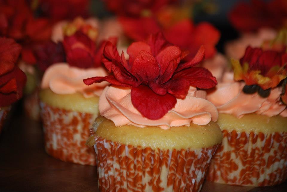 padicakes Autumn Bridal Shower Cupcakes