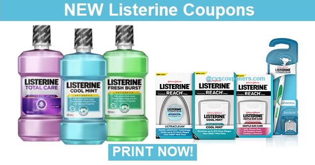 Listerine Coupons Save up to $3 00 off Listerine Products CVS Couponers