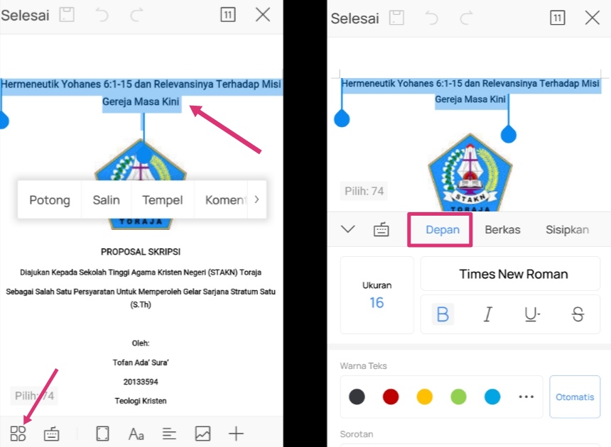 Cara Membuat Cover Sampul Di Wps Office