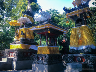 Beautiful Balinese Hindu Shrines Of The Small Temple In The Warmth Of Morning Atmosphere At The Village Tangguwisia North Bali Indonesia