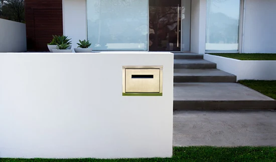 Kotak surat minimalis untuk ide pagar rumah