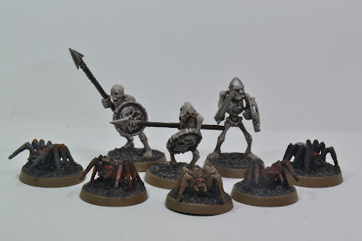 Skeletons 5. edition and giant Spiders Warhammer Skeleton and Giant Spider