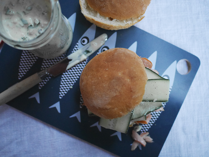 Pulled Lachs Burger Pulled Lachs Burger