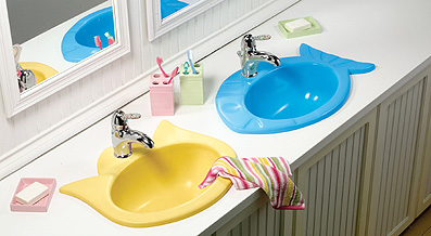 Decoraciones y Hogar: Decorando el baño de los niños