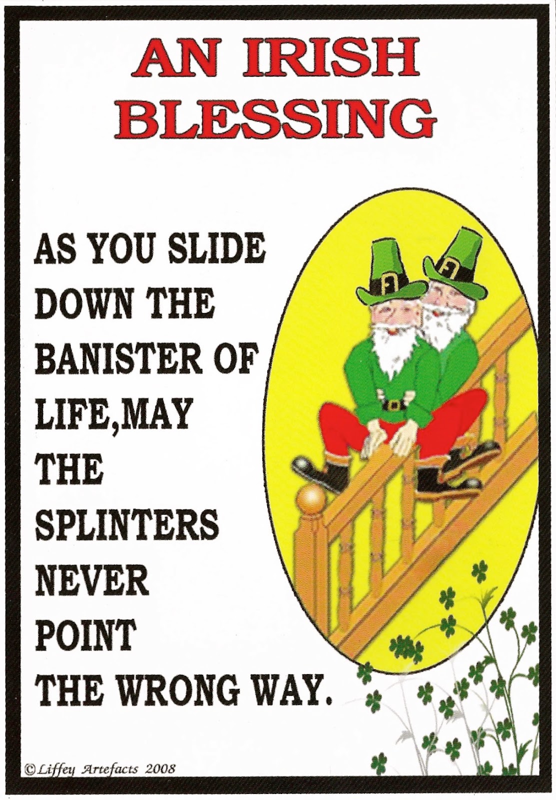 My Favorite Postcards: An Irish Blessing - (Happy 10th Anniversary to