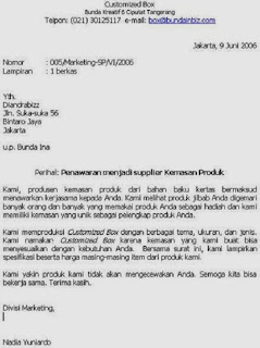 bahasa indonesia surat