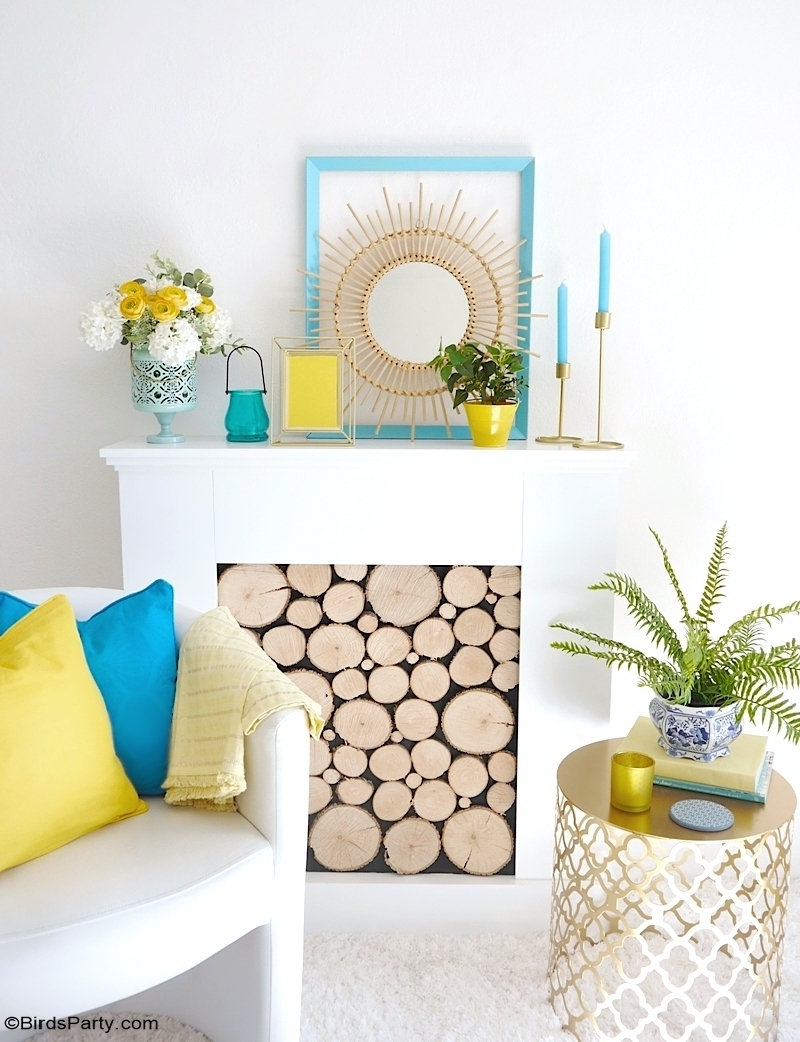 Easy Summer Décor & Tablescape Ideas - yellow, blue and inexpensive DIY and thrifty décor ideas to change up your home or table décor! by BirdsParty.com @BirdsParty #diy #decor #homedecor #diydecor #summerdecor #farmhousedecor #summertable #tablescape