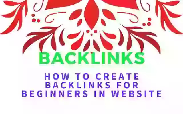How To Create Backlinks For Beginners In Website How To Create Backlinks For Beginners In Website