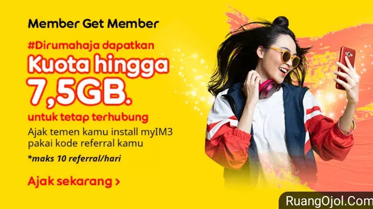 Kode Referral Indosat Im3 Terbaru Mei 2021 Kuota Gratis Hingga 50 Gb