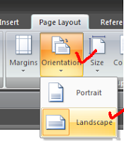 Cara Menggabungkan Halaman Portrait Landscape Dalam 1 File Word 2007 Pelajaran Bahasa Indonesia Di Jari Kamu