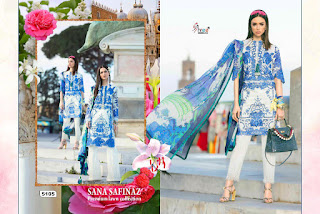 Shree Fab Sana Safinaz Lawn Collection Pakistani Suits