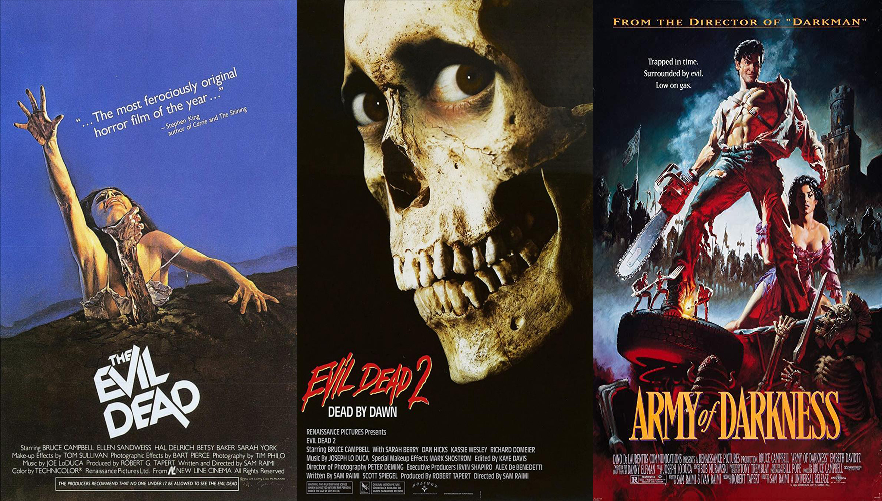 Trilogía EL DESPERTAR DEL DIABLO (The Evil Dead) [HD 720, Latino, MEGA