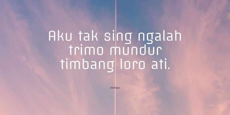 Trimo Mundur Timbang Loro Ati
