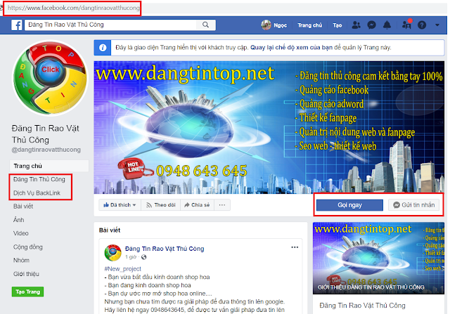 Thiết kế fanpage chuyên nghiệp chuẩn seo