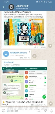 Channel Telegram Teknologi Umahdroid