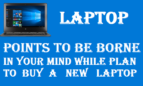 Tips to buy a laptop