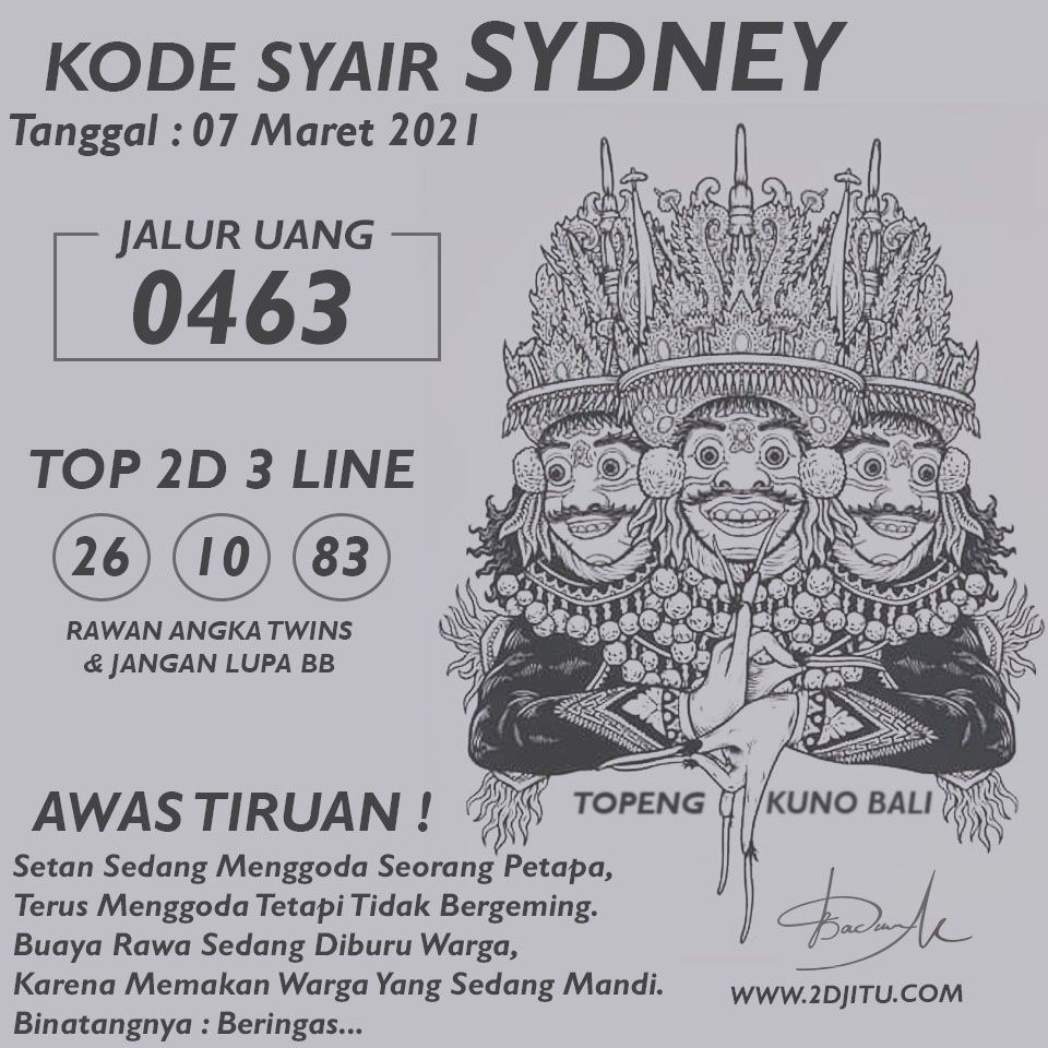 PREDIKSI SIDNEY