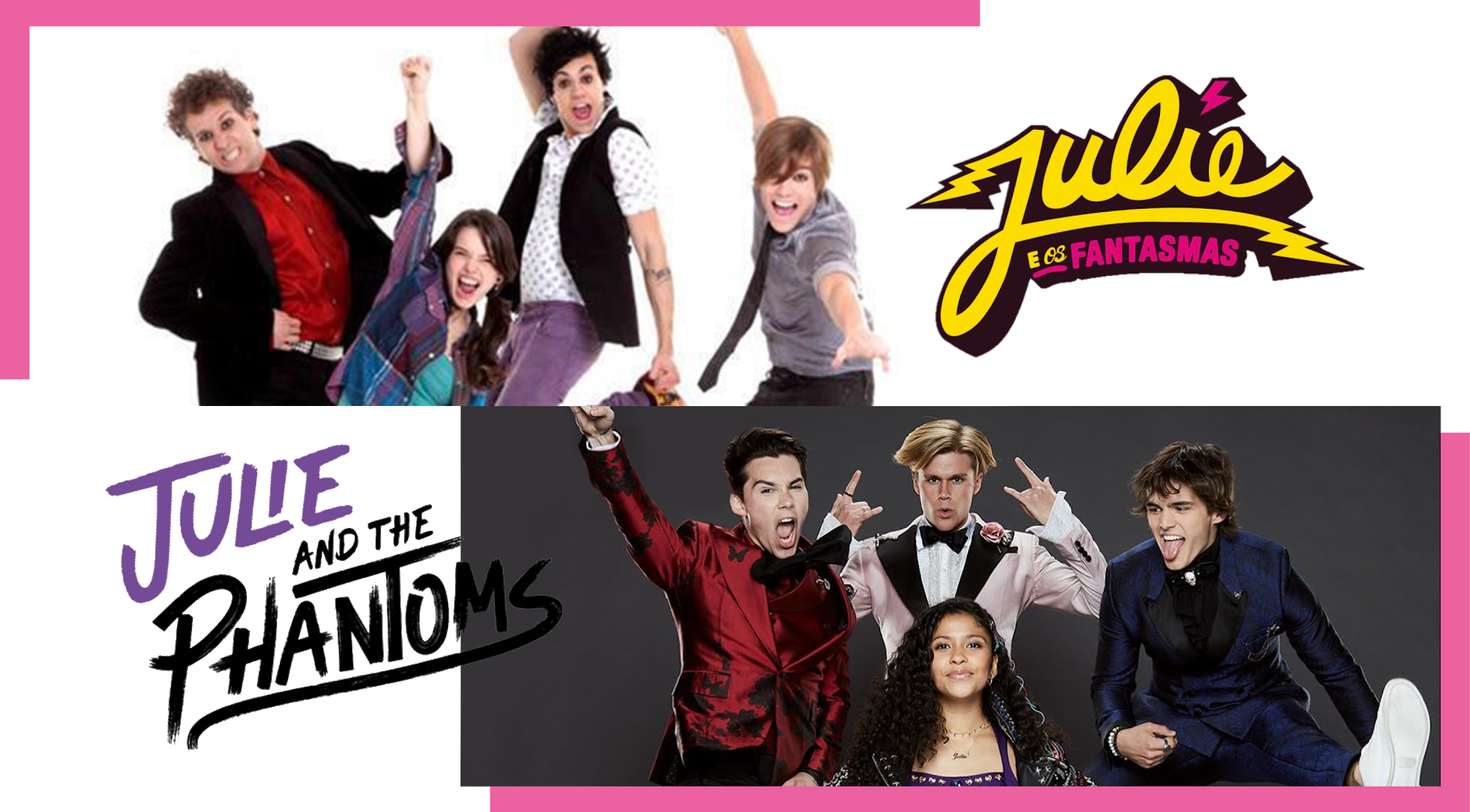 O que mudou entre Julie and the Phantoms e Julie e os Fantasmas Ingresso POP