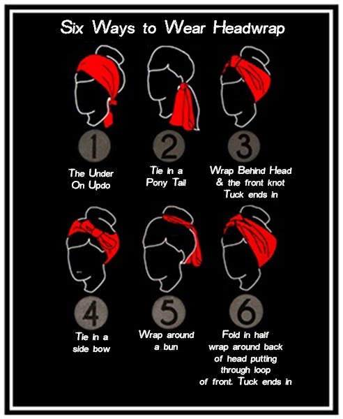 Astute Homestead: 6 ways to wear a headwrap