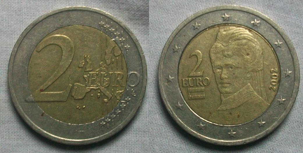 2 Euro Münze Bertha Von Suttner 2002