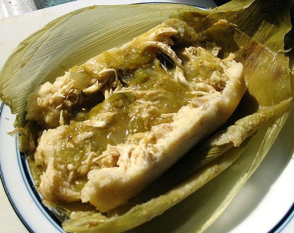 Tamales verdes de pollo, un platillo típico de la Ciudad de México |  Orgulloso Citadino