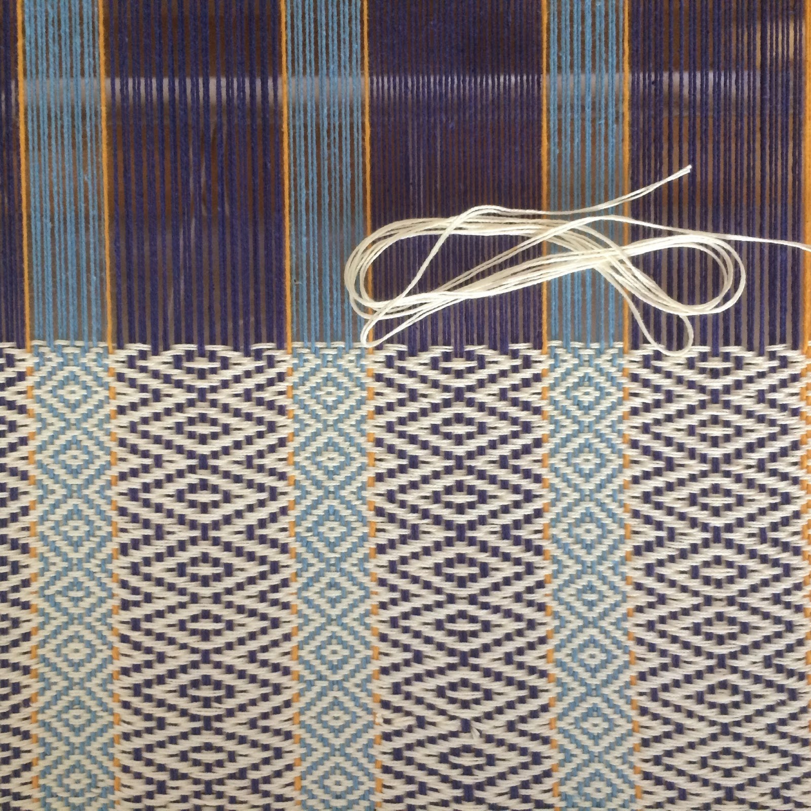 Fiber pixels Simplified Damask for Guild Outreach
