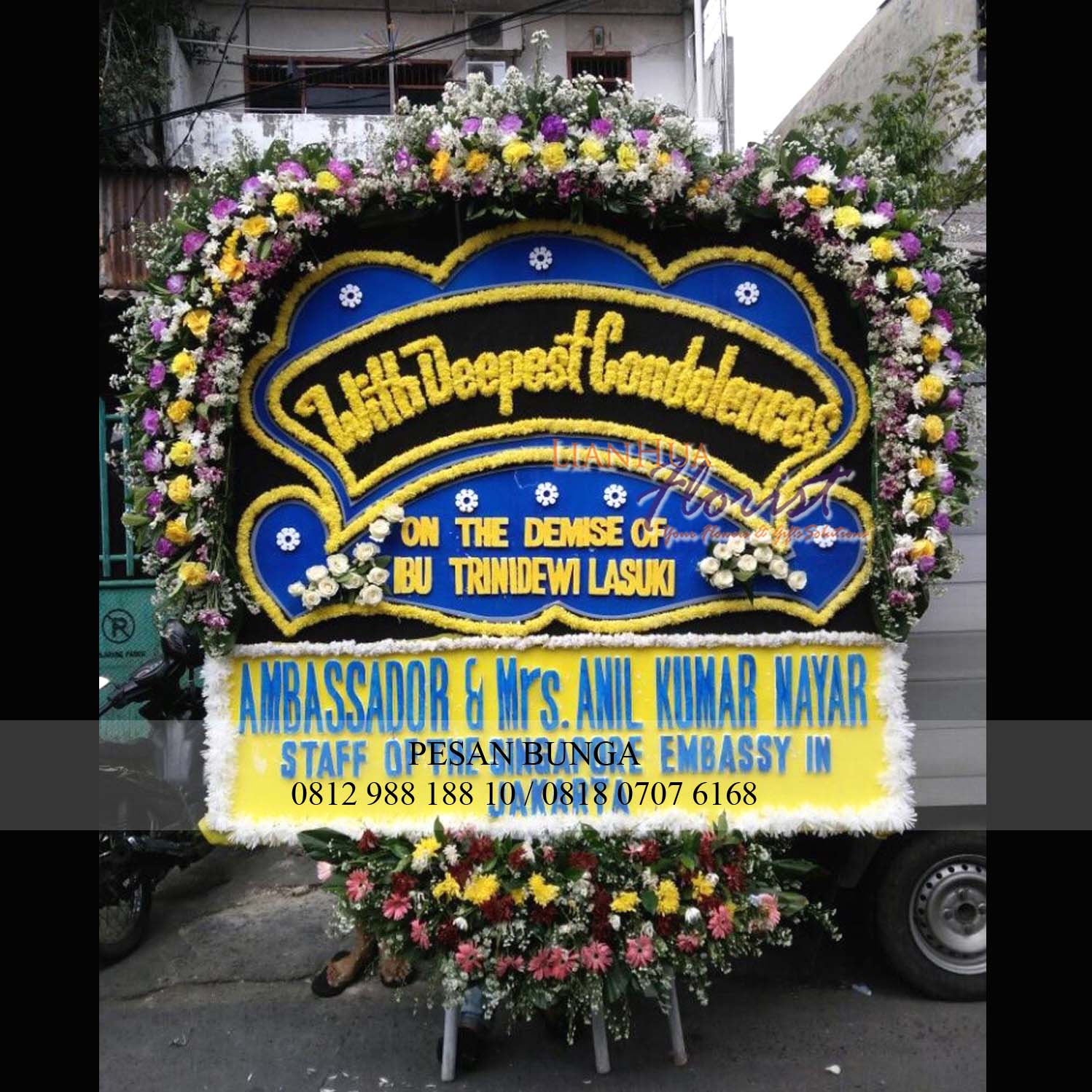 Bunga Duka Cita 0818 0707 6168 Toko Bunga Jakarta