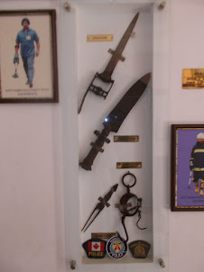 "Tourist Police Museum". in Mattancherry :-.Evolution of weapons.