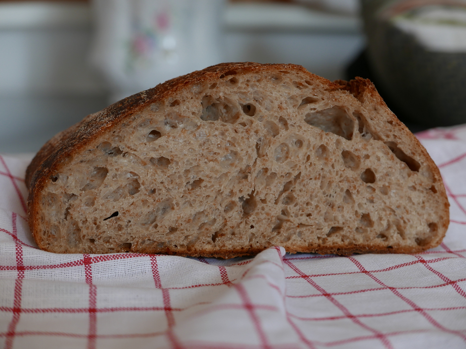 Four seasons. My malt and molasses bread.