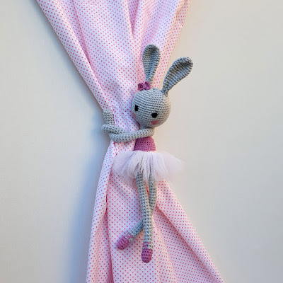fermatenda coniglietta ballerina crochet