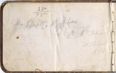 Heirlooms Reunited: 1870s/1880s Autograph Album of Charlotte Melissia ...
