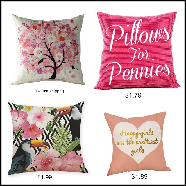 The Easiest Way To Add Spring - Throw Pillows As Low As $2