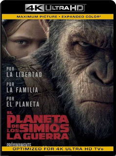 La guerra del planeta de los simios (2017) 2160p 4K UHD HDR  Latino [GoogleDrive] SXGO