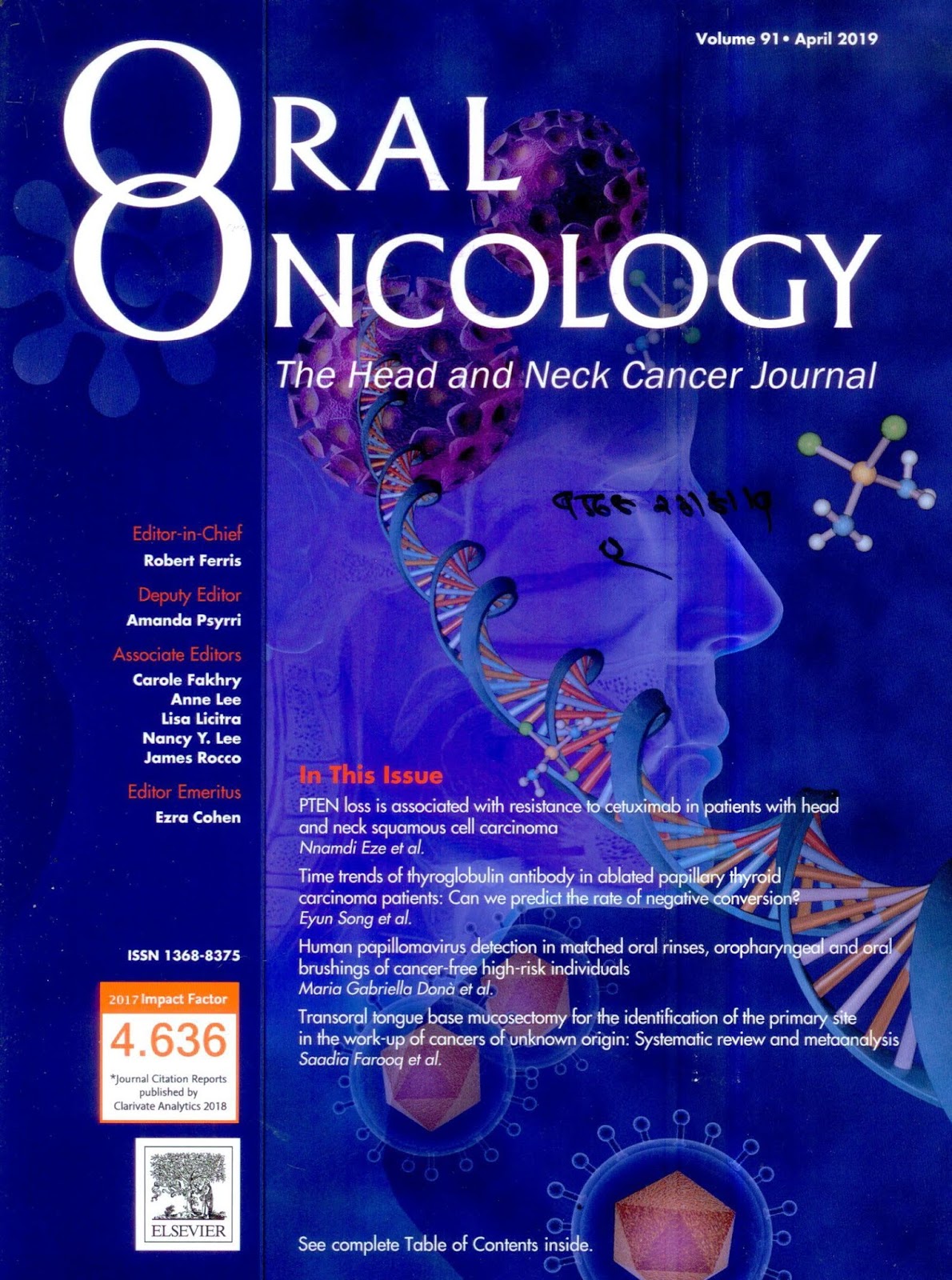 https://www.sciencedirect.com/journal/oral-oncology/vol/91/suppl/C