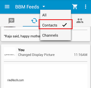 Cara Menghilangkan Iklan di Feeds BBM (Blackberry Messenger) Gratis & Berbayar