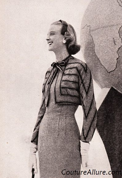 verkouden worden Verplaatsbaar bout Couture Allure Vintage Fashion: Vintage Dresses with Bolero Jackets, 1956