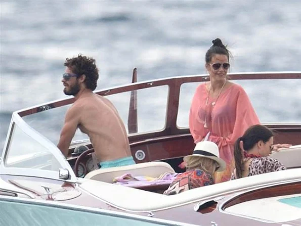 Prince Carl Philip of Sweden and his fiance Sofia Hellqvist on holiday in St Maxime