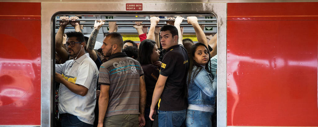SP tem 3 das 10 linhas mais lotadas de transporte público do mundo, diz aplicativo 1 Zanone%2BFraissat%2BFolhaPress