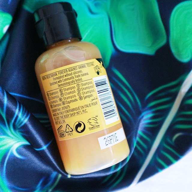 review banana shampoo the body shop