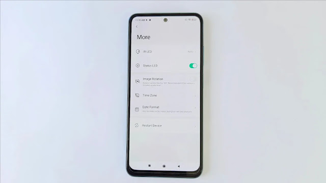 how to turn on IR led in wifi camera