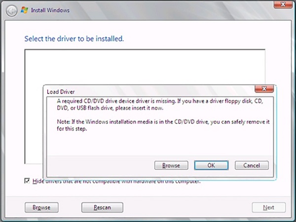 Cara Mengatasi Load Driver Saat Instal Windows 7