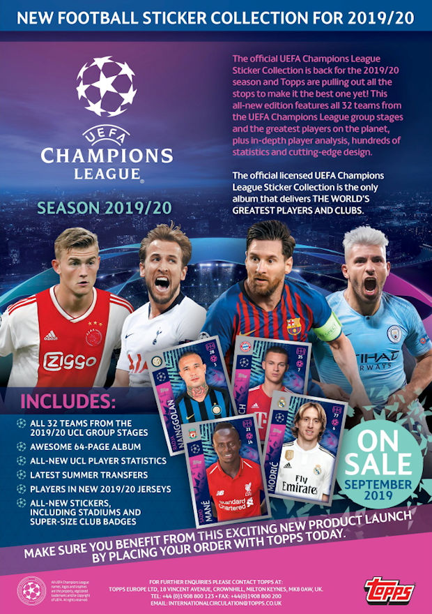 topps champions league 2020