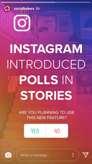 Use Poll Stickers on Instagram Stories