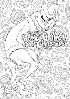 Grinch Mandala coloring pages | Coloring Pages